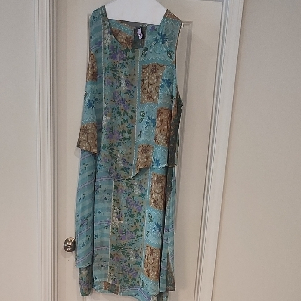 Floral Patchwork Dress